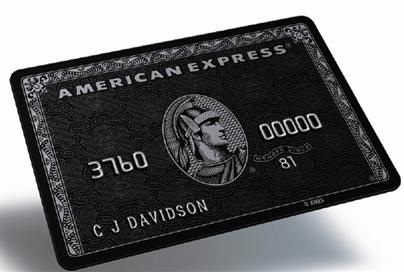 Centurion Black Credit Card 45