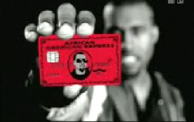 Kayne West Good Life African American Express Red AMEX